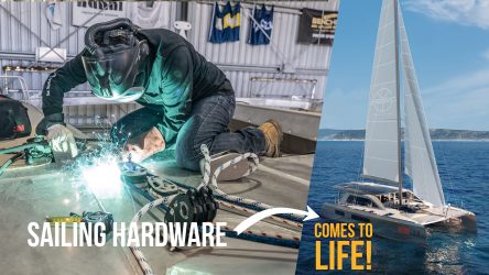 BUILD ➜ SAIL: Installing the Sailing Hardware ⛵️ (Aluminum Catamaran Build Pt. 42)