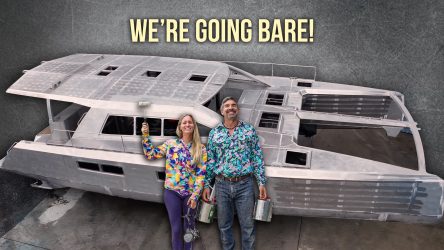 We’re NOT Painting Our Boat (And Here’s Why) 🧐 Aluminum Catamaran Build Pt. 56
