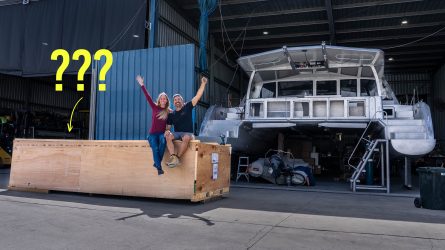 The Big Reveal 😱 Aluminum Catamaran Build Pt. 65