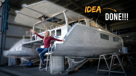 When a Plan Comes Together….(Building Our Own Aluminum Catamaran Pt. 69)