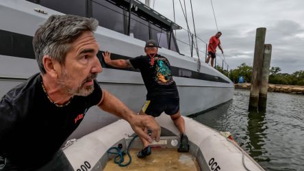 We Didn’t Expect a Rescue Mission 😮 (Aluminum Catamaran Build Pt. 73)
