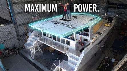 Maxing Out Our Solar ⚡️ Aluminum Catamaran Build Pt. 83